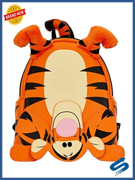 Disney Winnie the Pooh Tigger Cosplay Mini Backpack Faux Leather Moving Tail main image 4